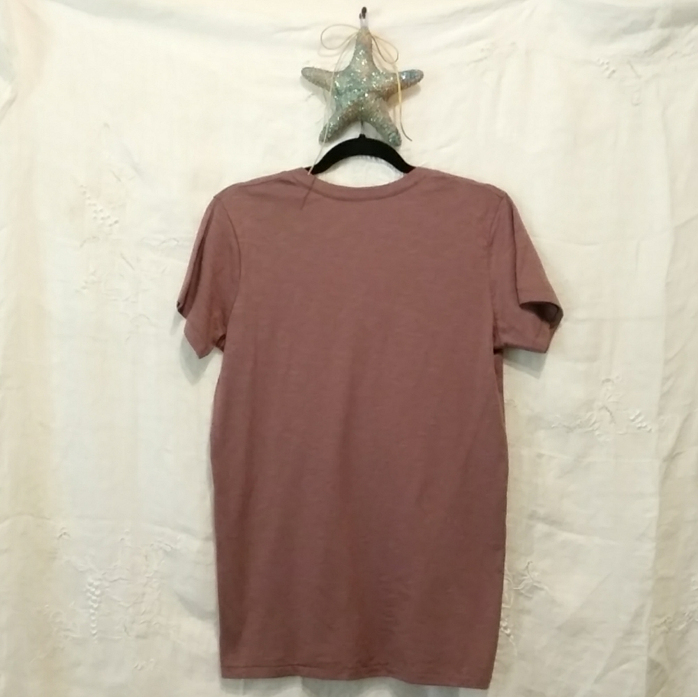 Alternative Tee Rose Color Cotton Tee Shirt Sz M NWOT - Picture 3 of 5